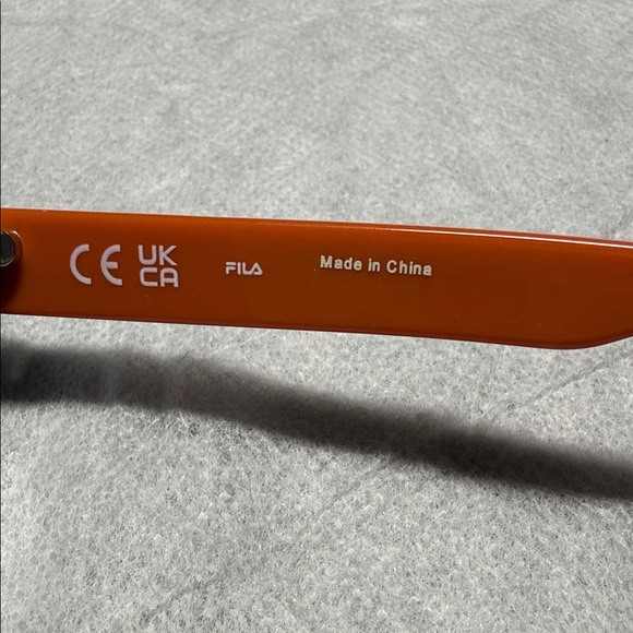 Fila Men's Sunglasses with Orange Accents - Picture 4 of 5